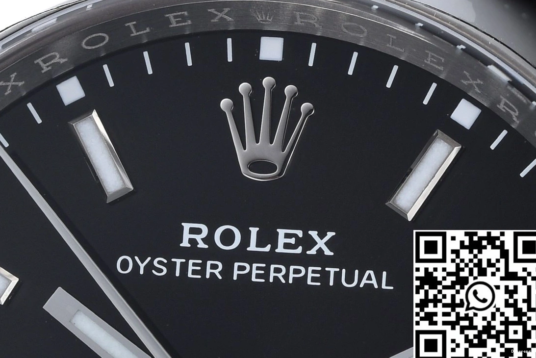 M124300-0002 Rolex Perpetual Oyster 41MM Black Dial Clean Factory 0309